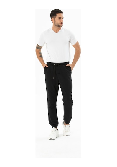 Twenty3 Erkek Basic Regular Fit Paçası Ribanalı Jogger Eşofman A 001