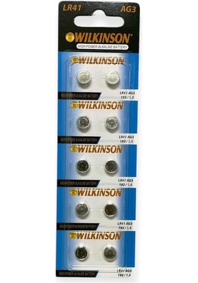 Wilkinson Alkalin Ag3 Lr41 10'lu Pil