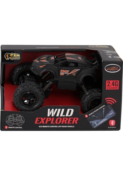 Mey İthalat Cr1952 Kumandalı Şarjlı Wild Explorer Off Road Jeep -can Oyuncak Siyah