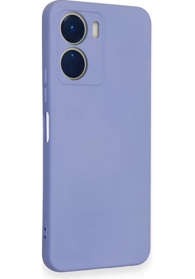 Newface Vivo Y16 Kılıf Nano İçi Kadife Silikon - Lila