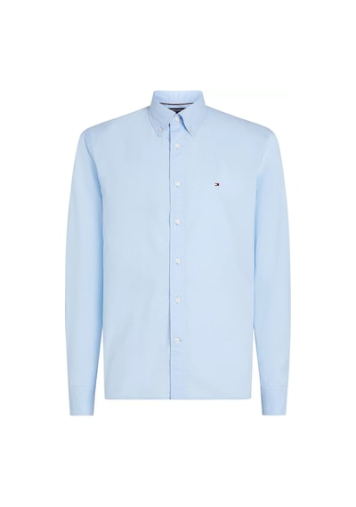Tommy Hilfiger Erkek Th Logolu Rahat Gömlek - Mavi Sweet Blue