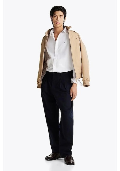 Tommy Hilfiger Flex Poplın Kent Collar Sf Shırt Erkek Beyaz Gömlek - Mw0mw38137 Beyaz