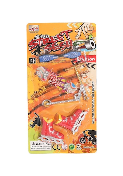Kzl-012-a7 Kartela Kaykay Paten Scooter Oyun Seti -kızılkaya - Izbp-888924 1 Adet
