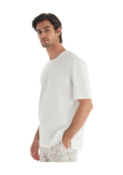 Blackspade Erkek T-shirt 40744 - Beyaz Beyaz