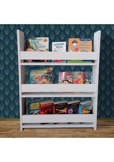 Montessori Kitaplık Eğitici Bebek Odası Kitaplığı Tlpk01s 001
