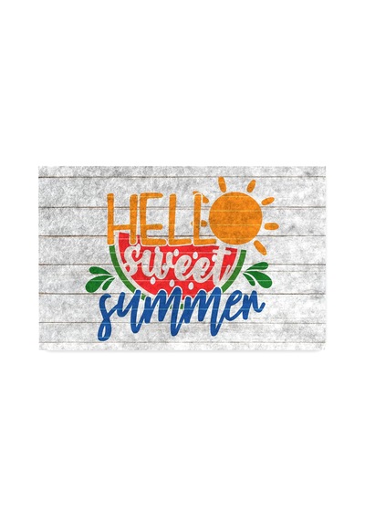 Kapı Önü Paspası - Modern Ve Şık Kapı Paspası Ev, Ofis Ve Dış Mekân Kullanımı İçin Hello Sweet Summer Diğer