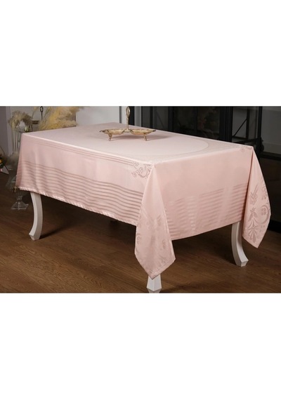 Mona Lüx Jakar Bambu Kumaş Pudra Masa Örtüsü 160x320 Cm - 1079 Çok Renkli