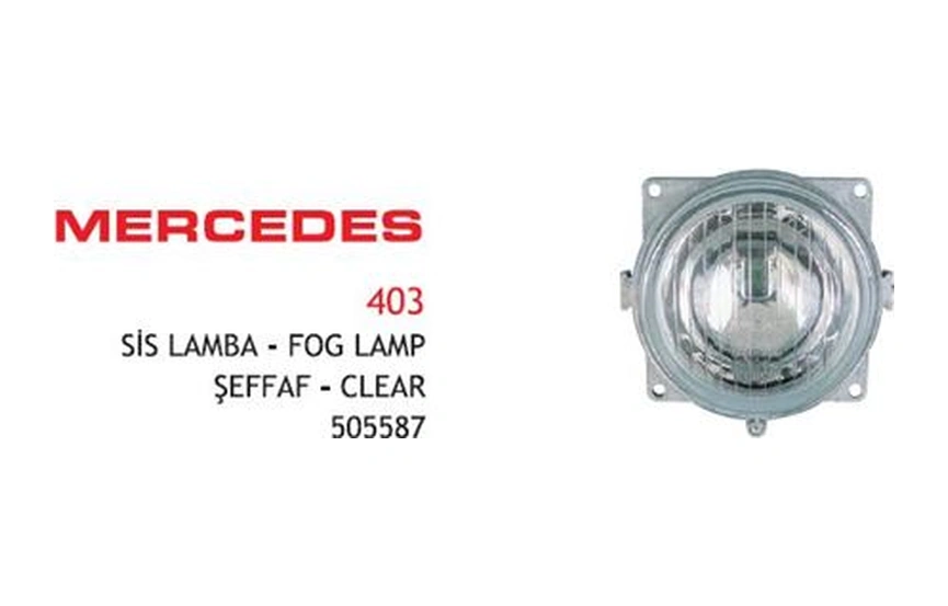 Sis Lambası Beyaz Mercedes 403 - Iveco Otobüs Far