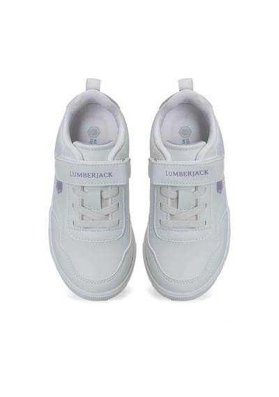 Lumberjack Rıck Jr Beyaz Kız Çocuk Sneaker 000000000102697165 Beyaz-mor