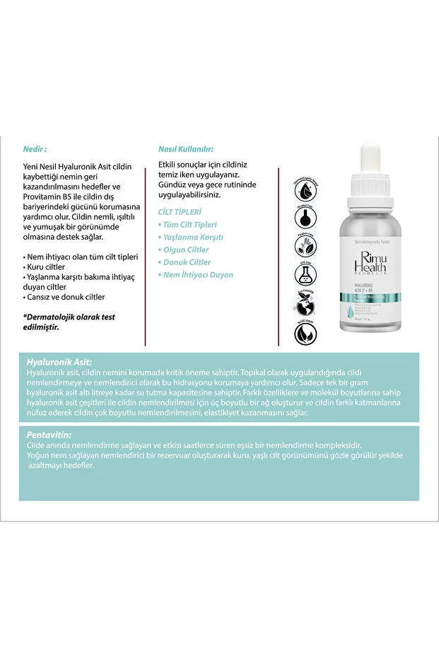 Rimu Health Products Göz Çevresi Aydınlatma Ve Yoğun Nemlendirici Cilt Bakım Seti