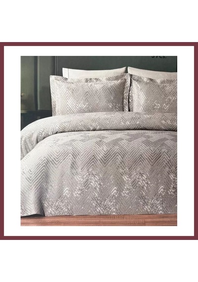 Storeşahin Vega 3 Parça Çift Kişilik 250x260 Cm Lüx Yatak Örtüsü Seti Çeyizlik Dekoratif Shn0720 Çok Renkli