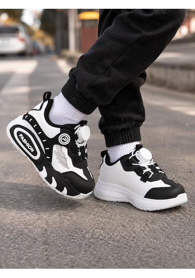 Mini Bonito Erkek Çocuk Mekanizmalı Sneaker Spor Ayakkabı Şık Ve Pratik Günlük Kullanım Beyaz Mini Bonito Erkek Çocuk Mekanizmalı Sneaker Spor Ayakkabı Şık Ve Pratik Günlük Kullanım Beyaz