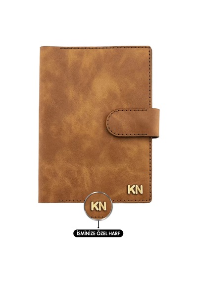 A5 Defter Ve Ajanda Kılıfı - %100 Rainbow Deri - Ko10001 - Camel Camel