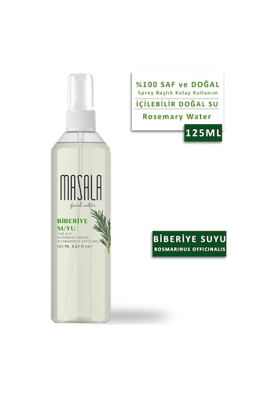 Biberiye Suyu 125 Ml X 2 Adet - Rosemary Floral Water -biberiye Suyu Sebum Ve Yağ Dengeleyici H