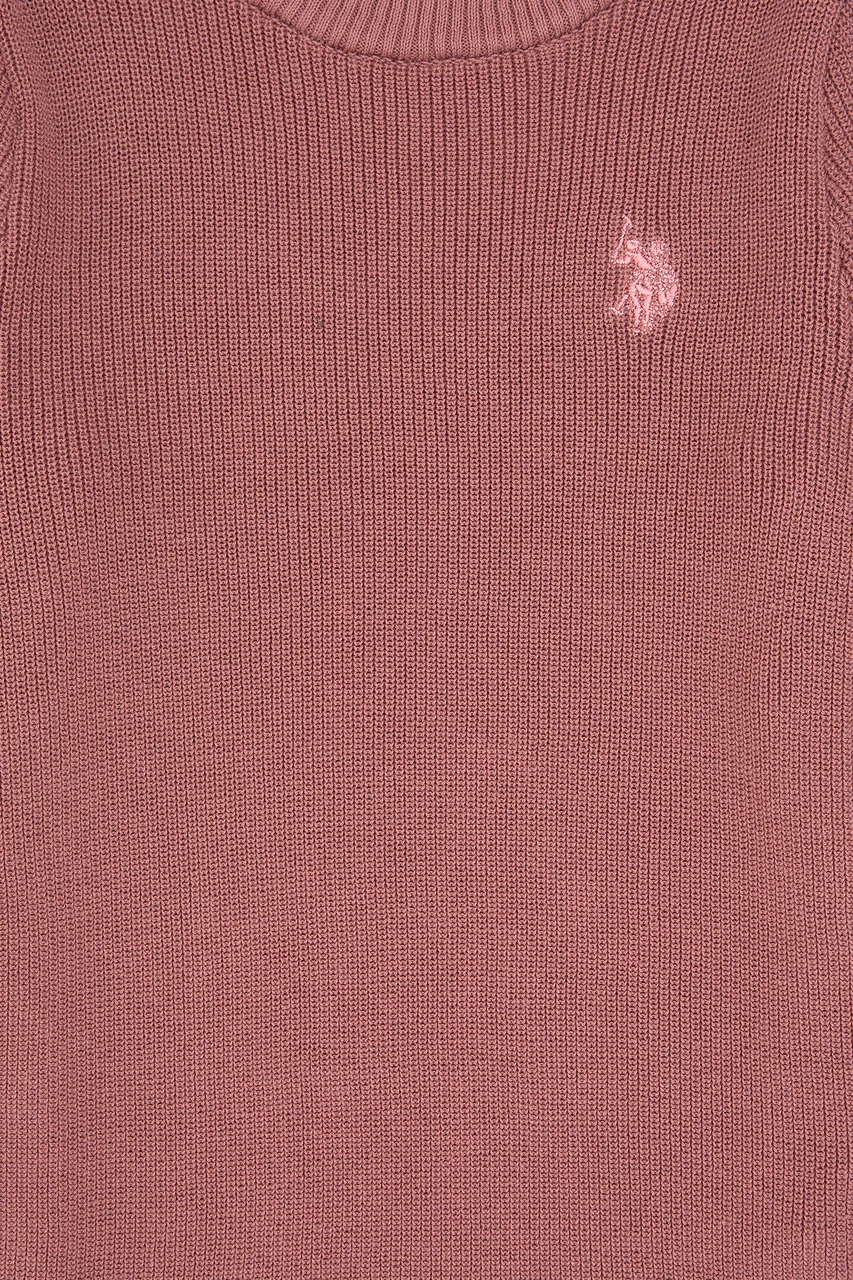 U.S. Polo Assn. Kız Çocuk Orkide Bisiklet Yaka Basic Kazak 50316842-VR221