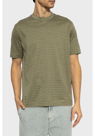 Emporio Armani Erkek T Shirt Em000787 Af12916 F7060 Haki Haki