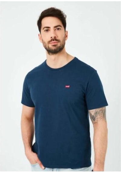Levi's Erkek Lacivert Tshirt 56809-0056-2318 Lacivert