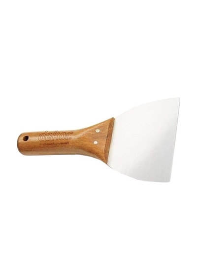 Dekor 004 Ahşap Saplı Macun Ispatulası 10 cm