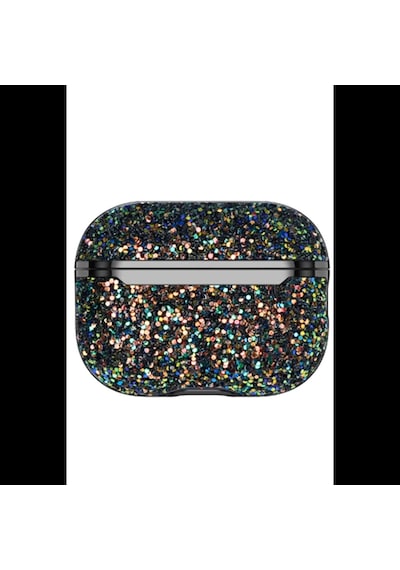 Onegif Apple Uyumlu AirPods 3 3.nesil Bright Simli AirPods Kapak - Siyah