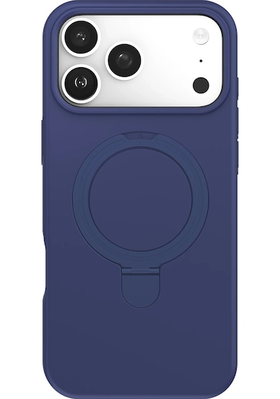 Gld-spt- Newface Apple Uyumlu iPhone 17 Pro Max Regal Magsafe Standlı Kapak - Lacivert