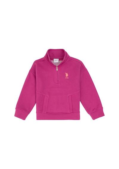 U.s. Polo Assn. Kız Çocuk Pembe Sweatshirt 50314267-vr041 Pembe