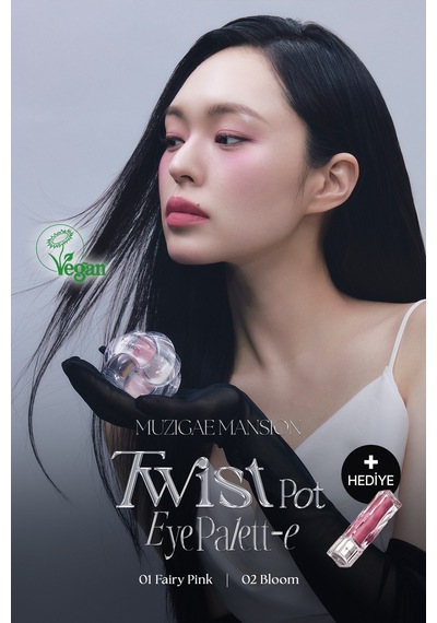 Muzıgae Mansıon Twist Pot Eye Palette 01 Fairy Pink