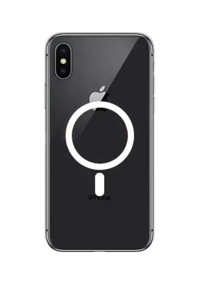 Apple Uyumlu iPhone Xs Max Şeffaf Magsafe Kılıf Safe Şeffaf