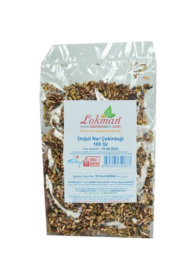 Doğal Nar Çekirdeği 100 Gr Paket