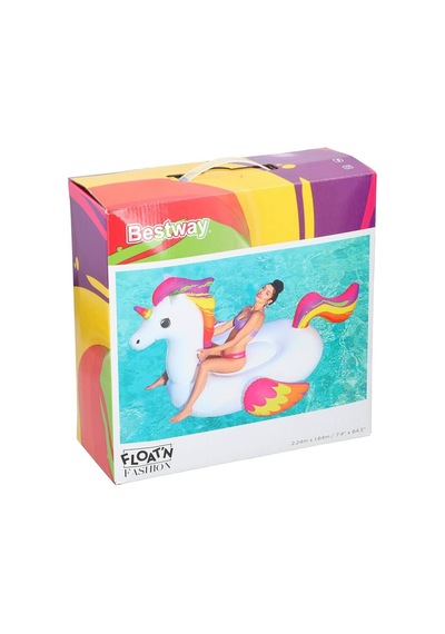 Dev Pegasus Binici 220x195 Cm Bestway - 41113 Lisinya Çok Renkli