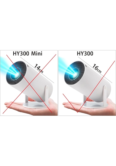Hy300 Pro Projektör Taşınabilir Ev Sineması Projeksiyonu