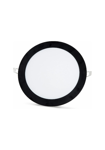 Noas 18w Sıva Altı Siyah Kasa Slim Led Panel Yuvarlak Yl10-1800-s, Yl10-1801-s Günışığı Siyah