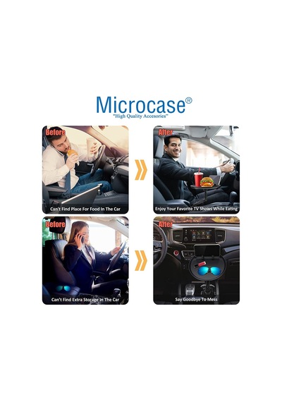 Microcase Araç Içi Yiyecek Içecek Sehpa Ve Telefon Tutucu -Al2997