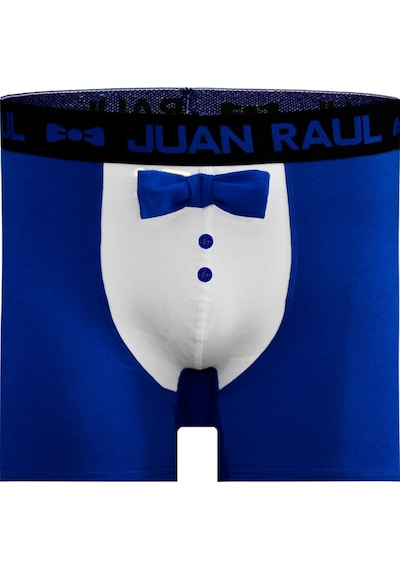 Munivy Juan Raul Papyon Desenli Mavi Rahat Erkek Boxer