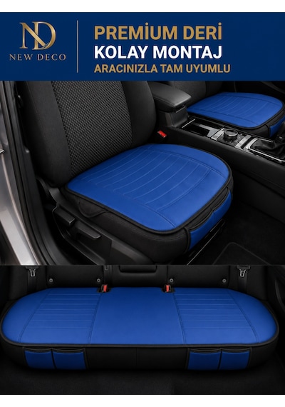 Renault Duster Araçlara Uyumlu Premium Deri 3 Parça Oto Koltuk Minderi Araca Uyumlu 4 Mevsim Kolay Montaj 38433588