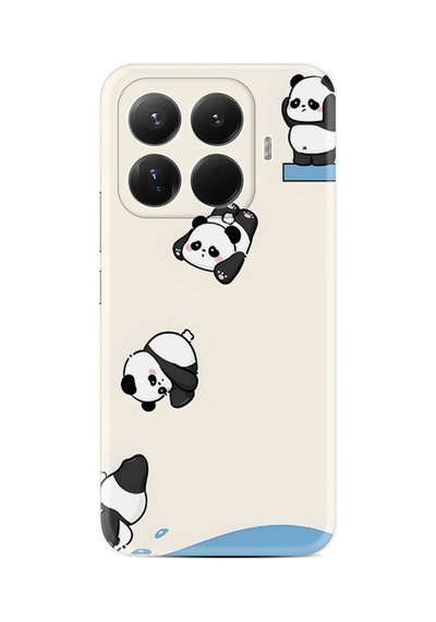 Xiaomi 15t Pro Kılıf Limited Resimli Suya Düşen Panda 230