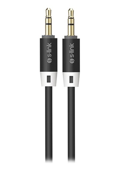 S-link Sl-sp70 1m Siyah 3.5mm Stereo Ses Kablosu