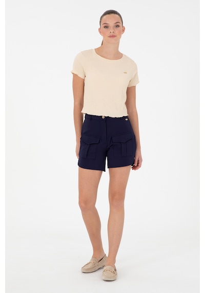U.s. Polo Assn. Kadın Lacivert Şort Örme 50281899-vr033 Lacivert
