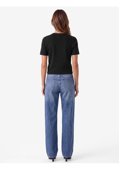 Koton Regular Fit Kısa Kollu Bisiklet Yaka Düğmeli Triko Hırka Siyah 7wak90597ht