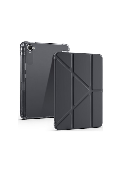 Redmi Pad K 8.8 İnç Uyumlu Kalem Bölmeli Uyku Modlu Katlanabilir Trifolding Tablet Kılıfı Kapaklı Kılıf