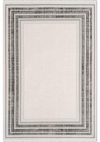 Woolen Halı Palace Modern Akrilik Halı 4855 Grı Renkli