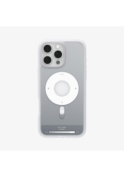 Spigen İphone 16 Pro İle Uyumlu Kılıf Ultra Hybrid Magfit Magsafe Özellikli Classic Classic Silver