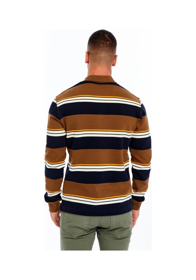 AR-MA Arma Erkek Ribanalı Regular Fit Çizgili %95 Pamuk %5 Elastane Ringel Pike Kumaş Polo Yaka Düğmeli Sweatshirt K30554953102 Kahverengi AR-MA Arma Erkek Ribanalı Regular Fit Çizgili %95 Pamuk %5 Elastane Ringel Pike Kumaş Polo Yaka Düğmeli Sweatshirt K30554953102 Kahverengi