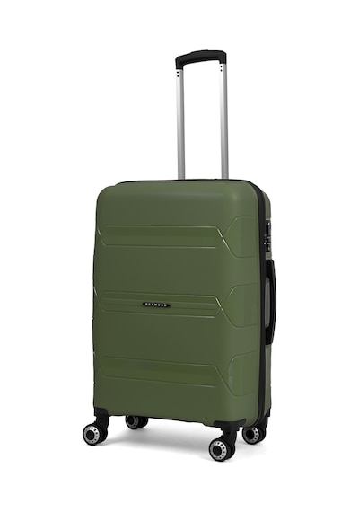 Reymond Luggage Lucas Polipropilen Kırılmaz Valiz, Orta Boy Haki