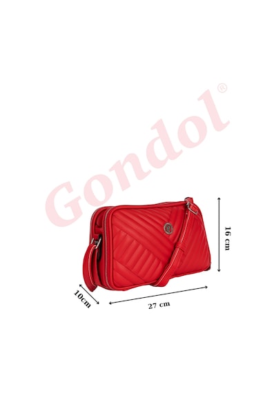 Gondol Kadın Günlük Çapraz Omuz Çantası Gp.1327 Siyah Flötr