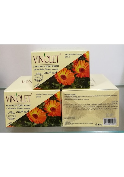 Vinolet Aynisafa Çiçeği Kremi 3 x 100 ML