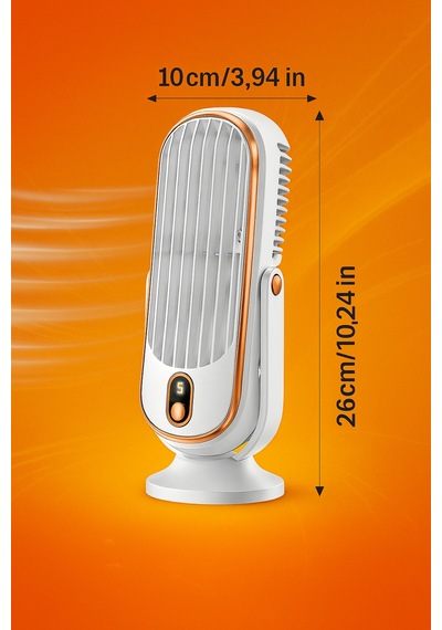 Taşınabilir Fan Usb Şarjlı, Dijital Kontrollü, Yüksek Performanslı Soğutma Kapalı Ve Açık Alanlar Beyaz - 737582599