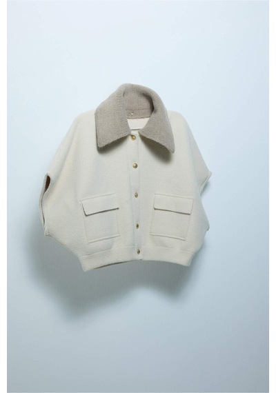 Defacto Overshirt Fit Hırka H1264ax26sper105 Ekru-er105
