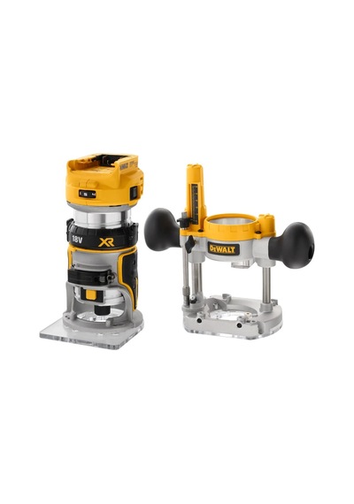 Dewalt DCW604N 18V XR Kömürsüz 8 MM Çift Tabanlı Freze Aküsüz