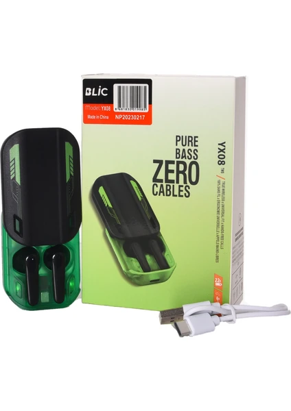 Blic YX08 Bluetooth 5.3 Kulak İçi Kulaklık