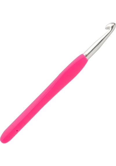 Abarta Yumuşak Saplı Yün Tığ-uzunluk:14cm & 7.0mm -pembe 1 Adet